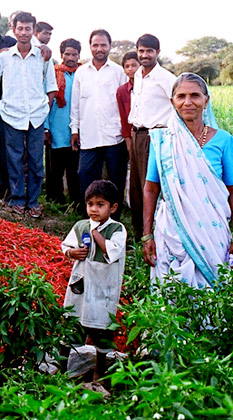 Family On Farm